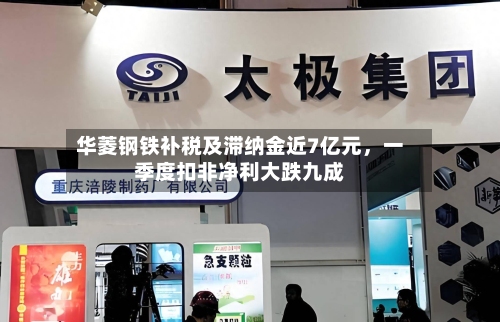 华菱钢铁补税及滞纳金近7亿元，一季度扣非净利大跌九成-第3张图片