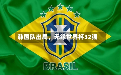 韩国队出局，无缘世界杯32强