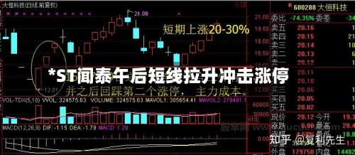 *ST闻泰午后短线拉升冲击涨停-第2张图片