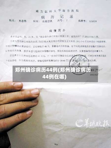 郑州确诊病历44例(郑州确诊病历44例在哪)-第2张图片