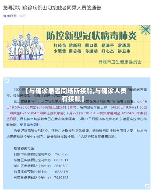 【与确诊患者同场所接触,与确诊人员有接触】