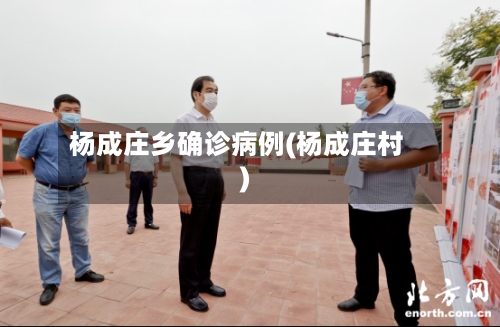 杨成庄乡确诊病例(杨成庄村)-第3张图片