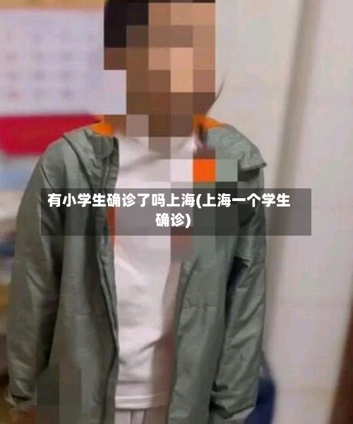 有小学生确诊了吗上海(上海一个学生确诊)