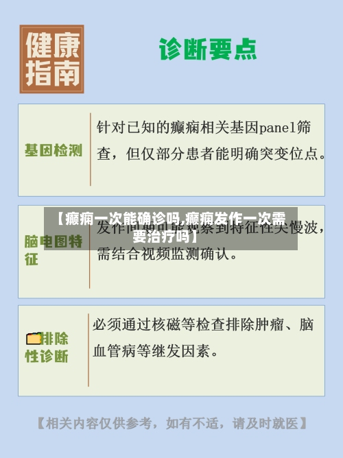 【癫痫一次能确诊吗,癫痫发作一次需要治疗吗】-第2张图片