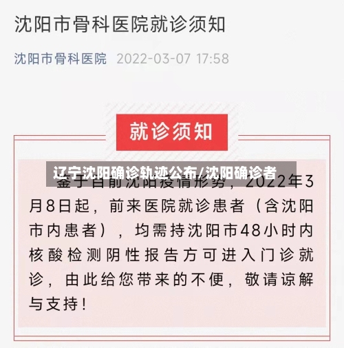 辽宁沈阳确诊轨迹公布/沈阳确诊者