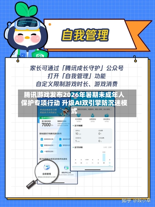 腾讯游戏发布2026年暑期未成年人保护专项行动 升级AI双引擎防沉迷模式-第2张图片