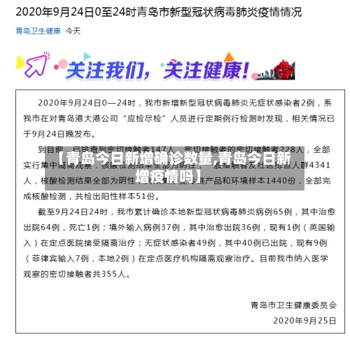 【青岛今日新增确诊数量,青岛今日新增疫情吗】-第2张图片