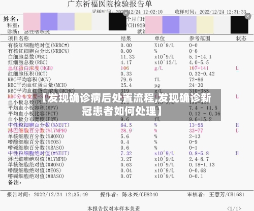 【发现确诊病后处置流程,发现确诊新冠患者如何处理】-第3张图片