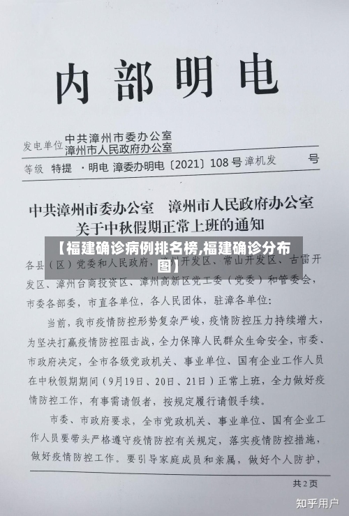 【福建确诊病例排名榜,福建确诊分布图】-第2张图片