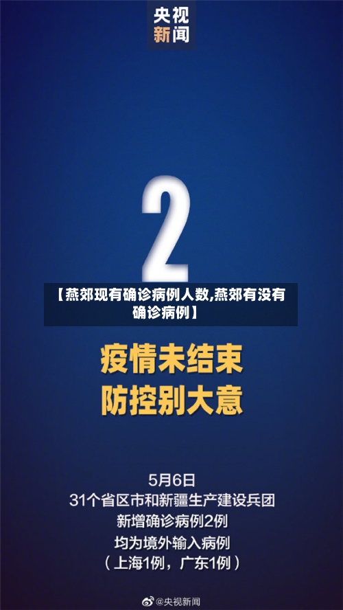 【燕郊现有确诊病例人数,燕郊有没有确诊病例】-第3张图片