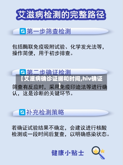 【艾滋病确诊证据和时间,hiv确证】