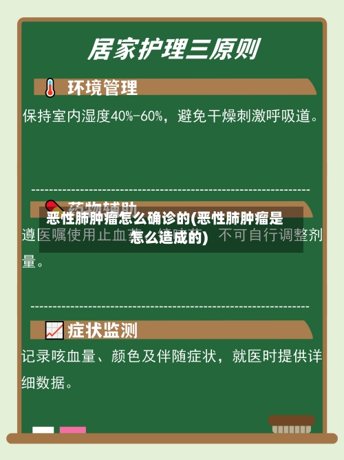 恶性肺肿瘤怎么确诊的(恶性肺肿瘤是怎么造成的)