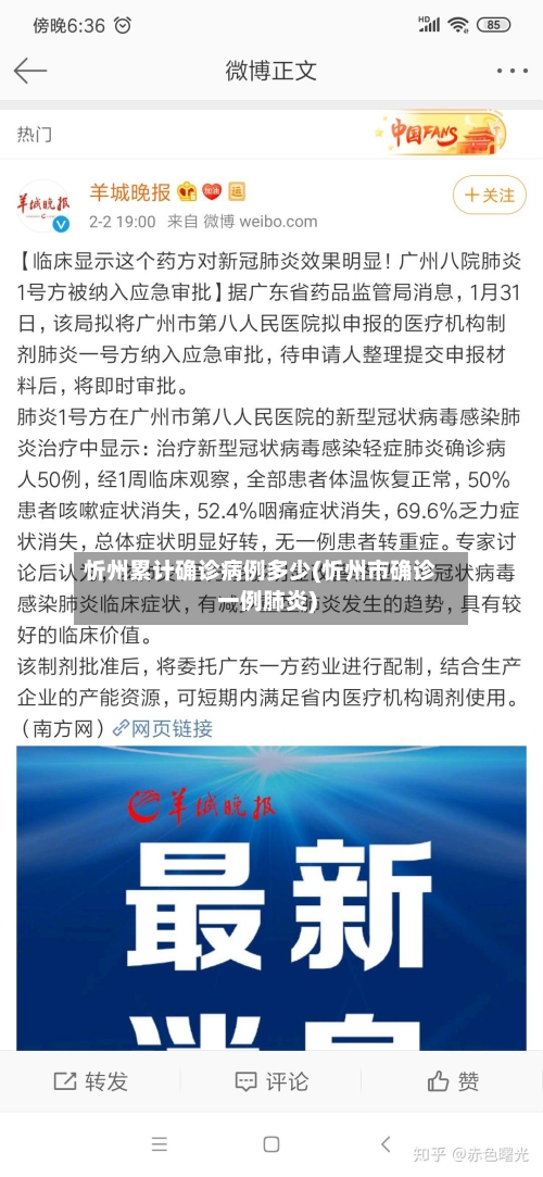 忻州累计确诊病例多少(忻州市确诊一例肺炎)-第2张图片