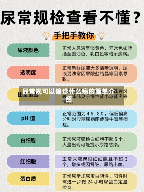 尿常规可以确诊什么癌的简单介绍